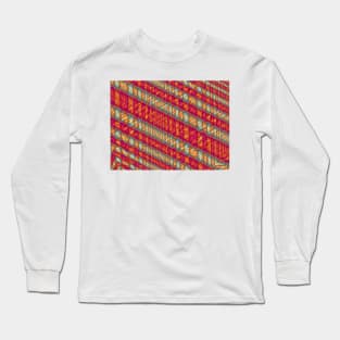 Lined abstract pattern Long Sleeve T-Shirt